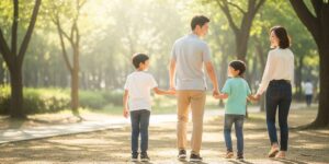 2026년 다자녀 기준 2자녀 가족 이미지