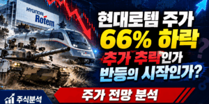 현대로템 주가 66% 하락, K2 전차 수출 전망과 반등 가능성 분석